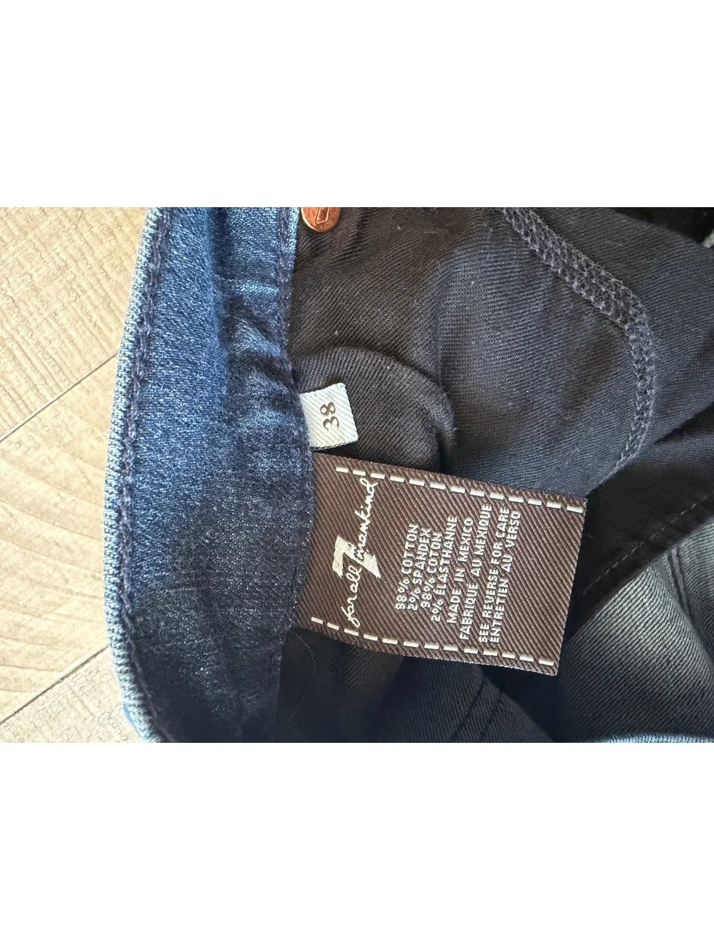 7 For All Mankind size 38